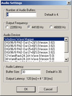 Audio Settings